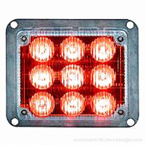 Square LED Warning Light with 0.5W LED Power